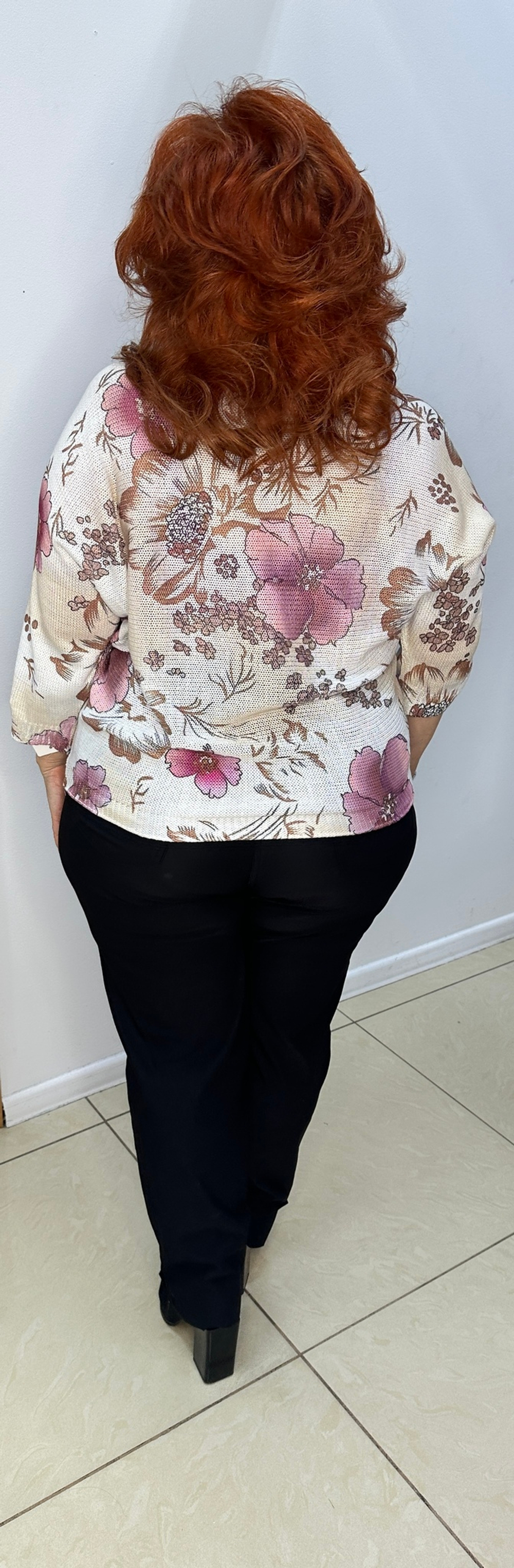 Итальянский трикотажный джемпер-блузон "ириска"