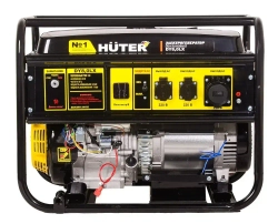 Генератор бензиновый DY8,0LX Huter - электростартер; 6,5кВт