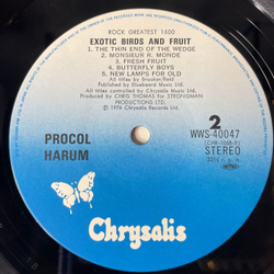 Винтажная виниловая пластинка LP Procol Harum Exotic Birds And Fruit (Japan 1977) (Obi) As Strong As Samson