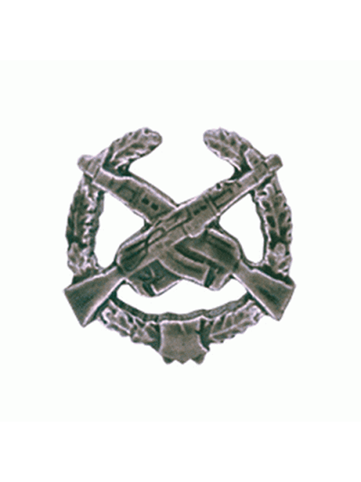 Эмблема петличная Мотострелковые войска металл полевая