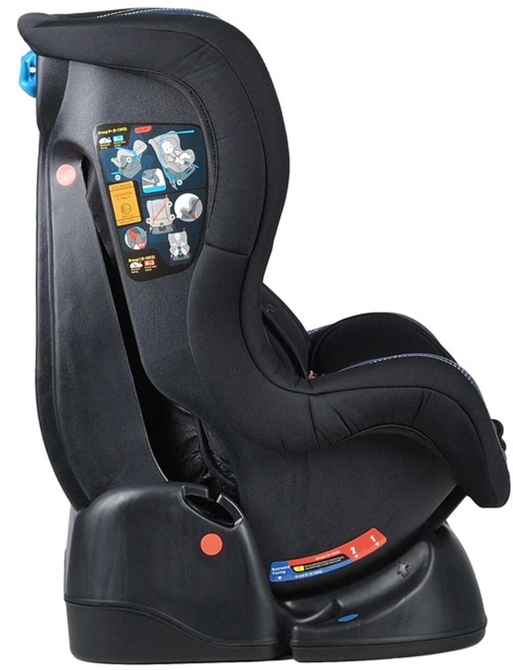 Автокресло детское GE-B (чёрно-голубой (black+blue)) Артикул: GE-B/8