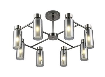 74338/8 PEARL BLACK+SAND NICKEL (1) Люстра (RL)