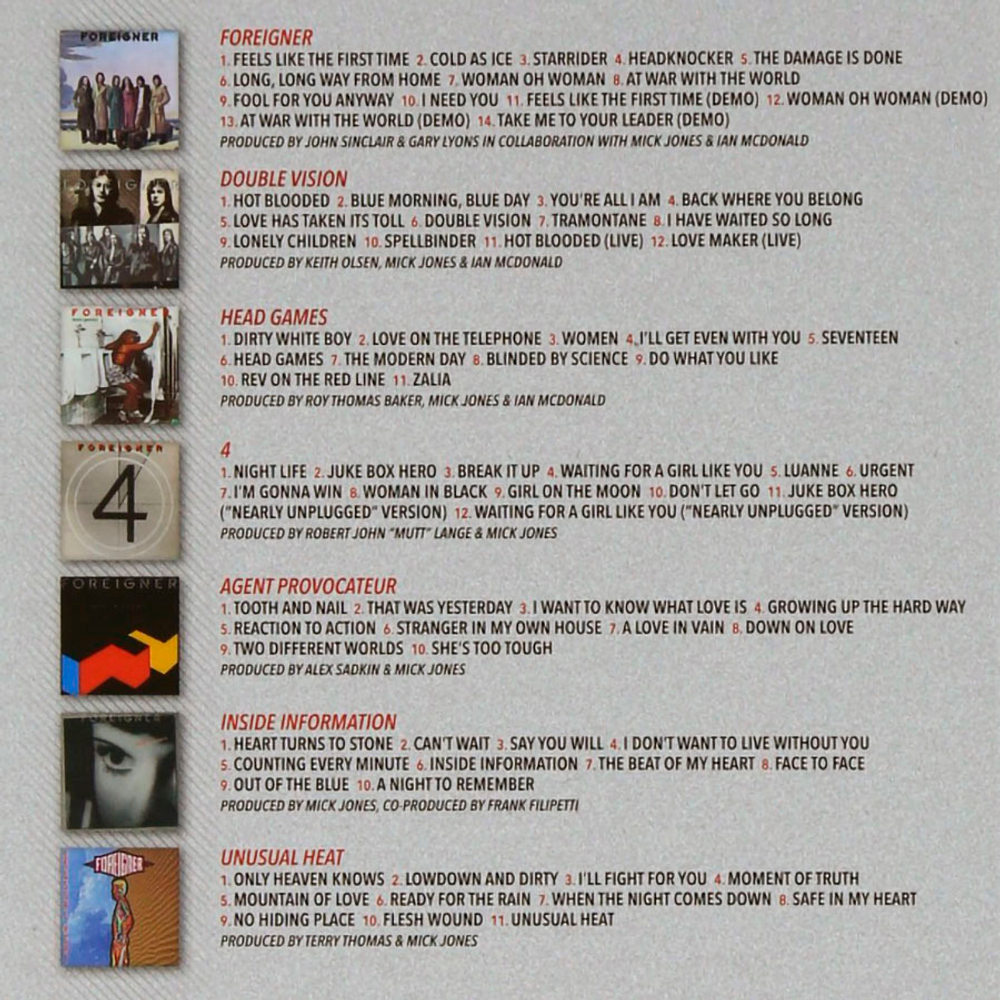 Foreigner / The Complete Atlantic Studio Albums 1977-1991 (7CD)