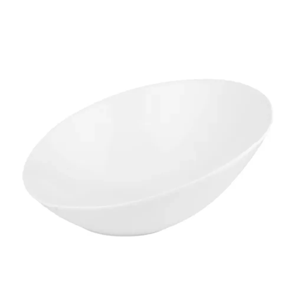 Салатник 150 мл d 17,5 см h8/3 см скошенный белый фарфор P.L. Proff Cuisine [6]
