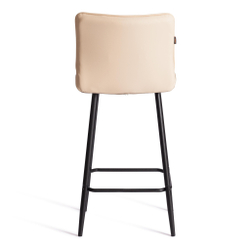 Полубарный стул  Bari/Бари экокожа , бежевый, 42х55х99 см