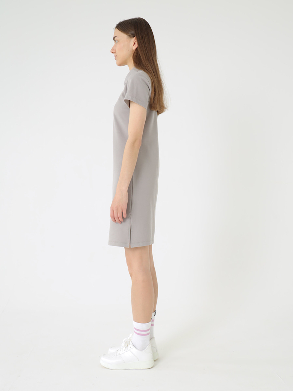 Платье поло Город Горький серый какао