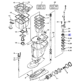 Крыльчатка помпы для Yamaha 100-250/F80-F250