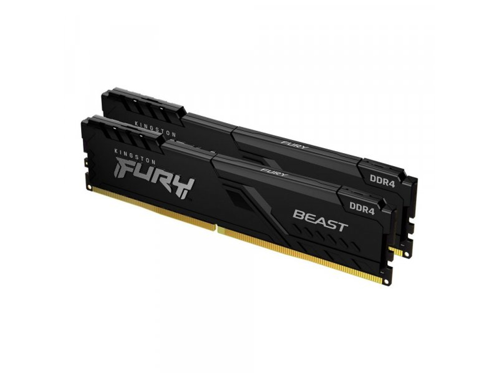 Оперативная память Kingston Fury KF426C16BBK2/8, DDR4 2х 8ГБ 2666 МГц, DIMM, RTL