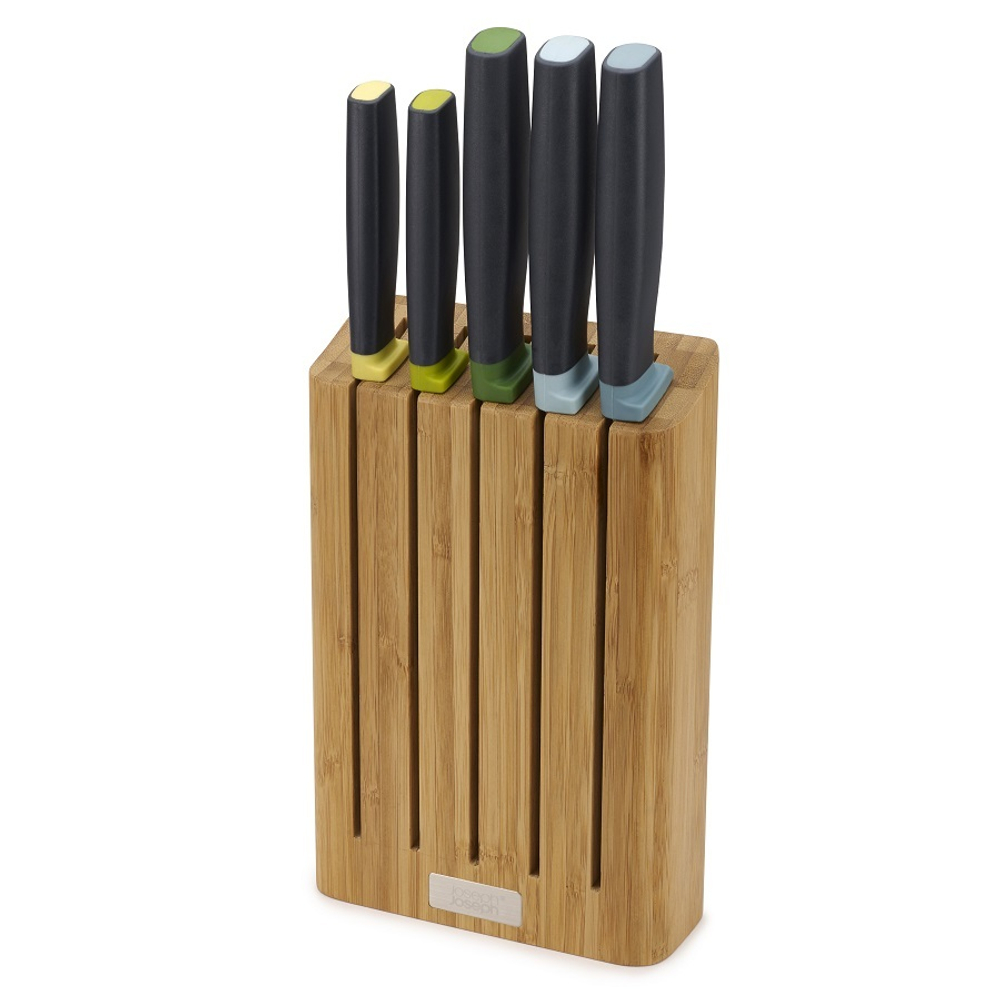 Набор ножей Elevate™ Knives Bamboo в подставке из бамбука, Joseph Joseph