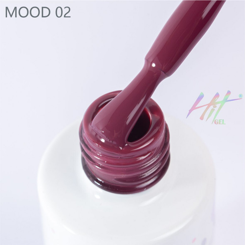 Гель-лак ТМ "HIT gel" №02 Mood, 9 мл