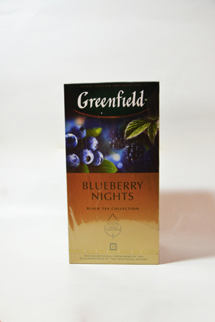 BLUEBERRY 25 пакетов— АРОМАТИЗИРОВАННЫЙ ЧЕРНЫЙ ЧАЙ