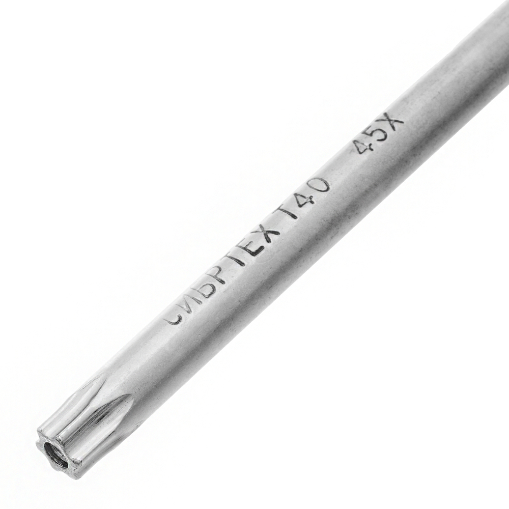 Набор ключей имбусовых Tamper-Torx , 9 шт: ТT10-ТT50.45x, закаленные, короткие, никель Сибртех 12321
