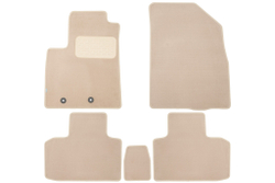 Коврики в салон для DONG FENG Shine MAX 2022- седан, 5шт. (текстиль, бежевые) KLEVER0409600822112KH