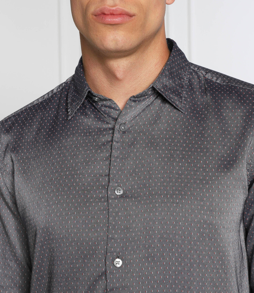 рубашка roger_f BOSS BLACK - пепельный(50477826)