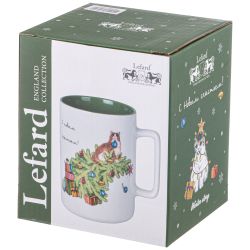 КРУЖКА LEFARD "С НОВЫМ СЧАСТЬЕМ" 400МЛ