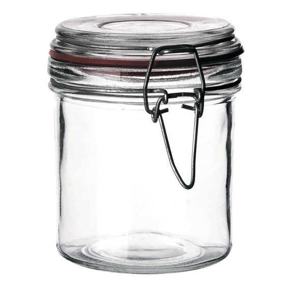 Банка для подачи и хранения 225 мл стекло с крышкой и бугельным замком d 7,7 см h10,1 см P.L.