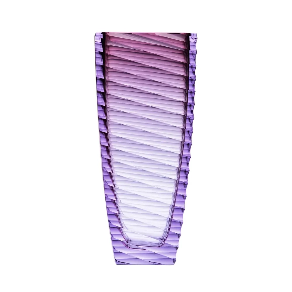 Ваза Moser Interfere Alexandrite & Aquamarine, 35 см