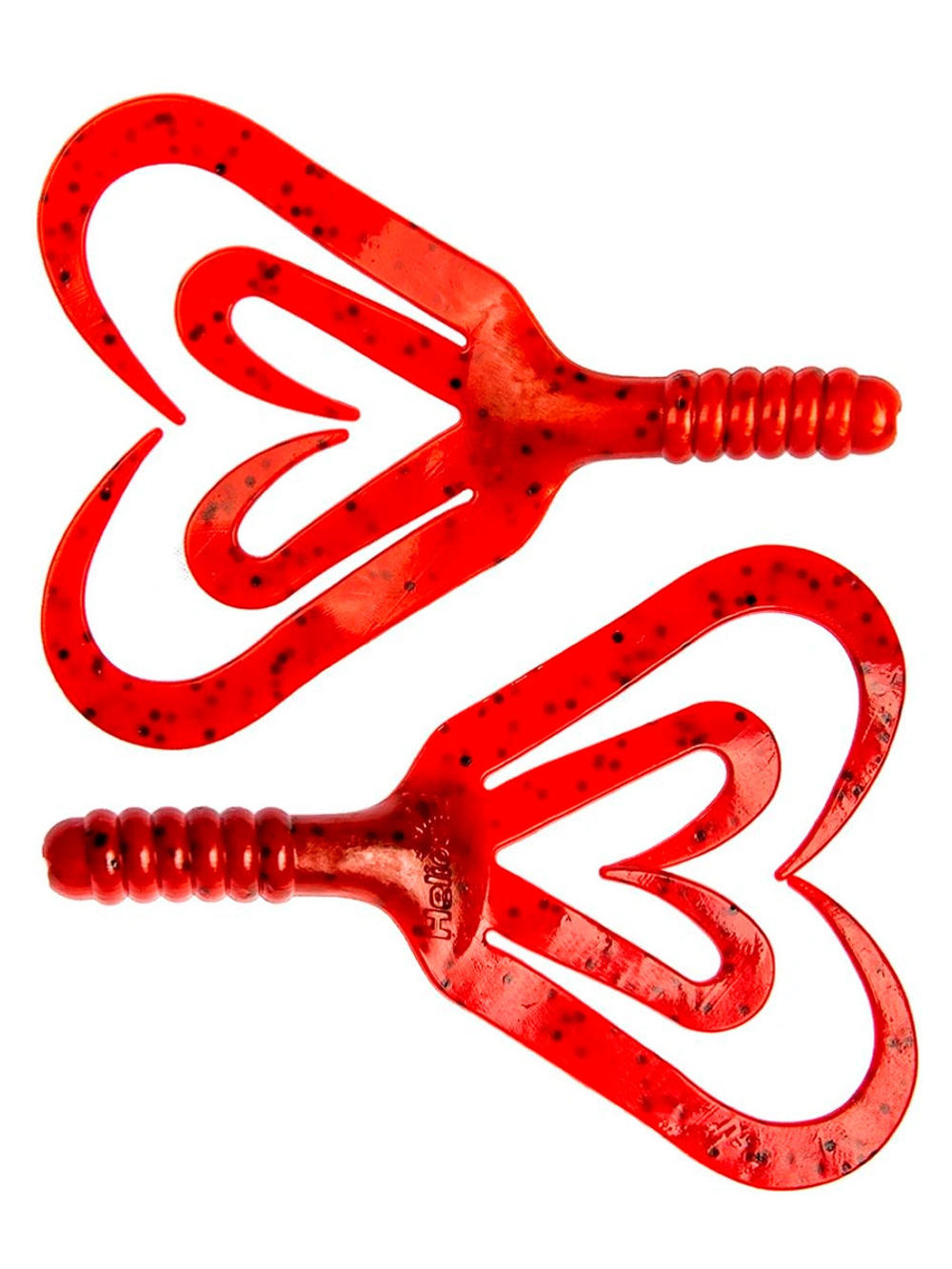 Твистер Helios Credo Four Tail 3,35"/8,5 см Cola 10шт. (HS-20-045)