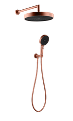 Лейка ручная+верхняя+выпуск+шланг CELL COPPER BRUSHED