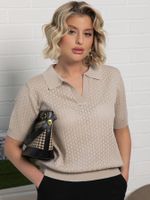 Поло Тихая роскошь (бежевое) Б15276-7М LT Collection