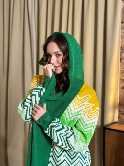 Кардиган с капюшоном