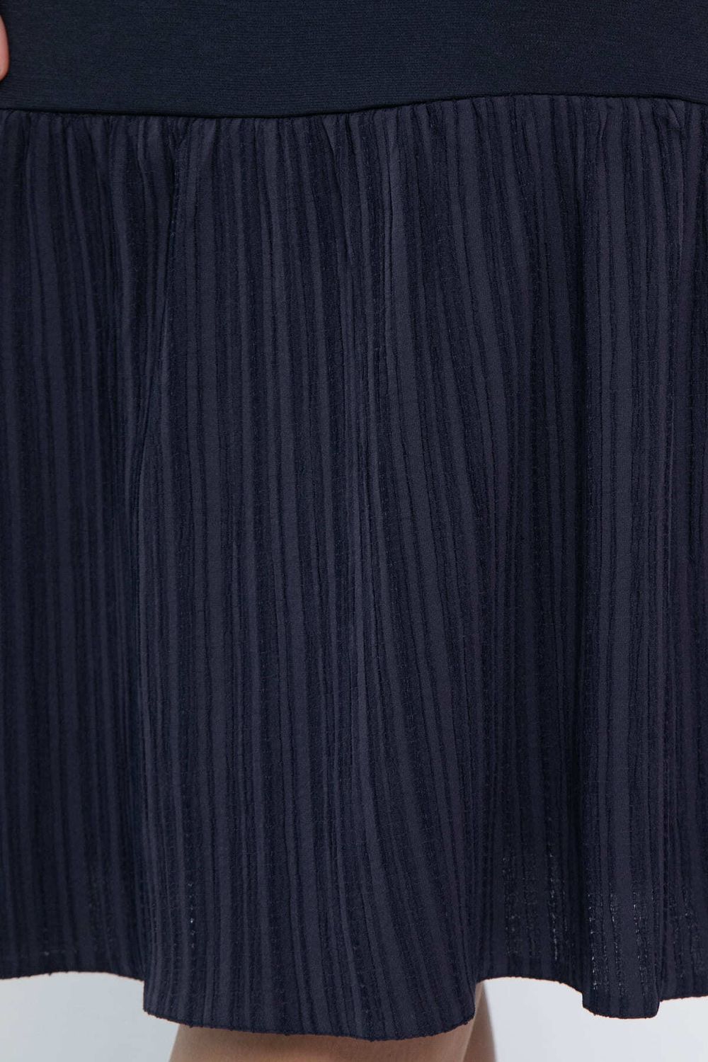 Платье с воланом Ливия (синее) П14810-10М LT Collection