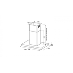 Вытяжка островная Bertazzoni KTI120PRO1XA
