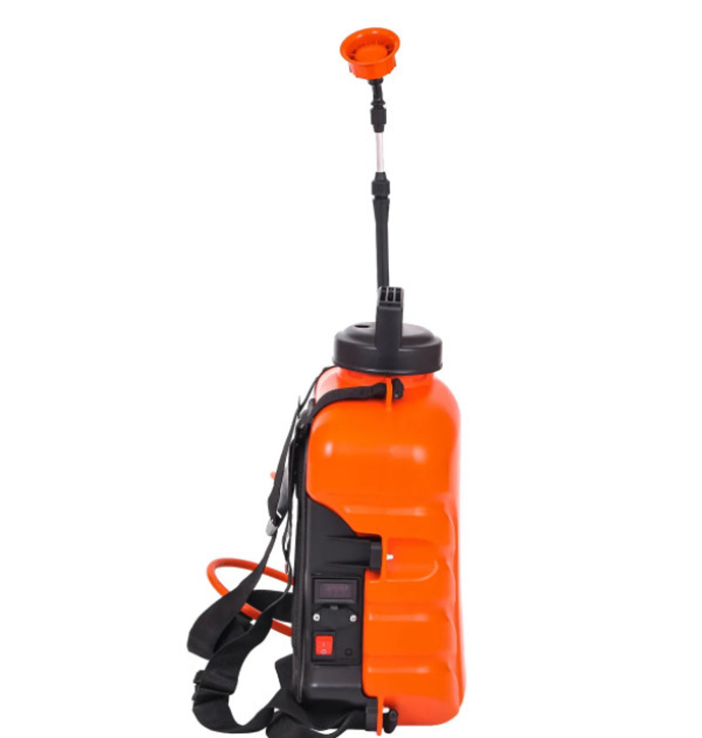 Опрыскиватель аккумуляторный ЖУК Электро Классик 12 литров / Электроопрыскиватель / Садовый / Электрический / Ранцевый
