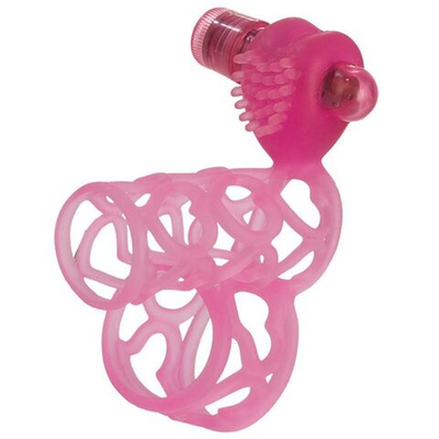 Любовное вибро-кольцо Lover (Цвет: розовый)