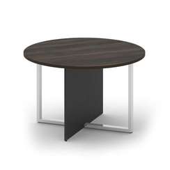 Shift Стол переговорный, круглый SK.SP-KR-120 Дуб Мали/Антрацит 1200*1200*753