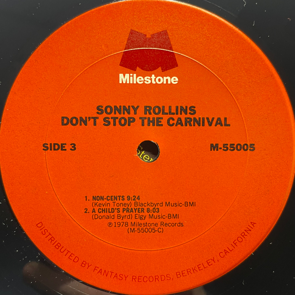 Sonny Rollins ‎– Don't Stop The Carnival 2LP (США 1978г.)