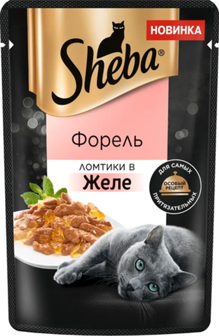 Sheba желе Форель 75г.*28шт.