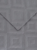 Покрывало на кровать, стеганое, поплин с размерами 215х220