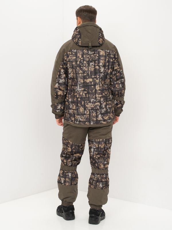 Костюм демисезонный Горка-Люкс ткань Исландия/Алова цвет Хаки/КМФ 005