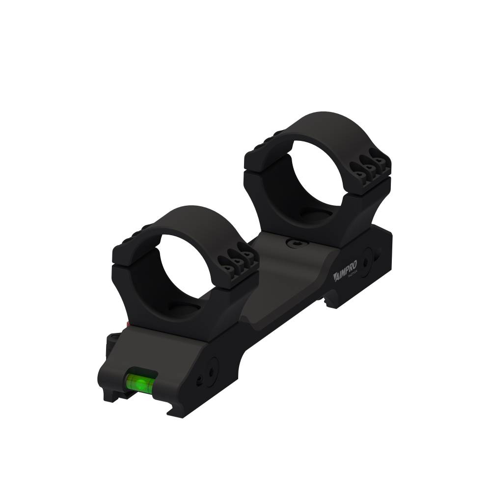 Кронштейн с кольцами быстросъемный Aimpro на Weaver с кольцами 34мм (уровень)
