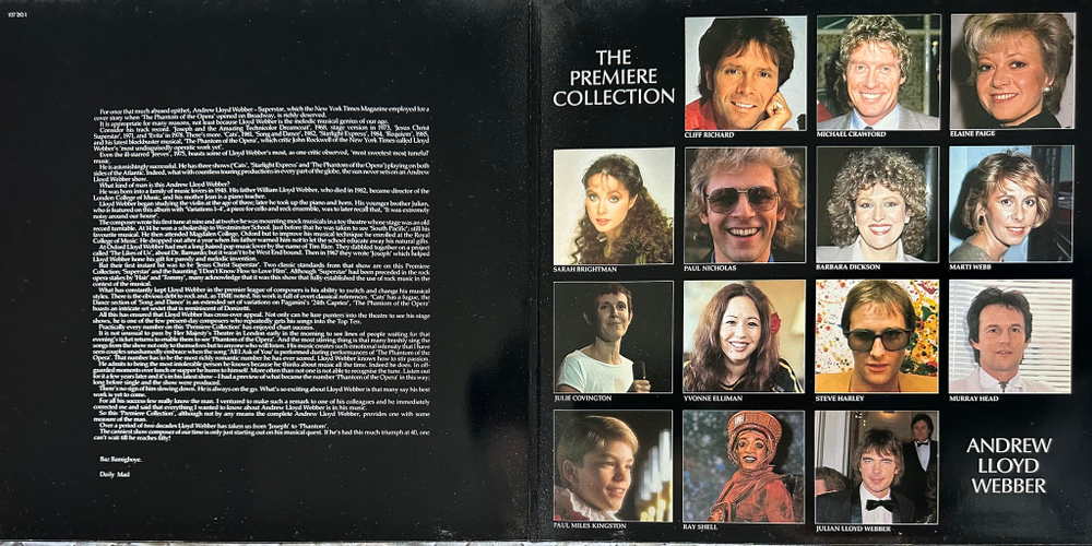 Andrew Lloyd Webber - The Best Of Andrew Lloyd Webber (Голландия 1988г.)