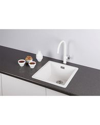 Мойка SCHOCK Greenwich 45 Cristadur 406х456 серебристый камень