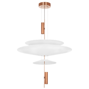 Подвес 18W 3000K 814532 розовое золото/белый Viola Lightstar