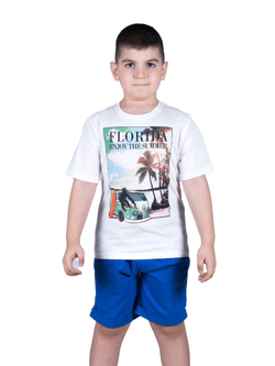 Футболка для мальчика CF Kids, молочный 549033 SS16-BTS-6