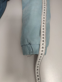 Парка сине-зеленая демисезонная 40 размер