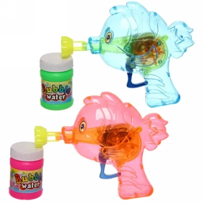 Мыльные пузыри «Рыбка - пистолет» 14х13 см (80 мл), микс цветов