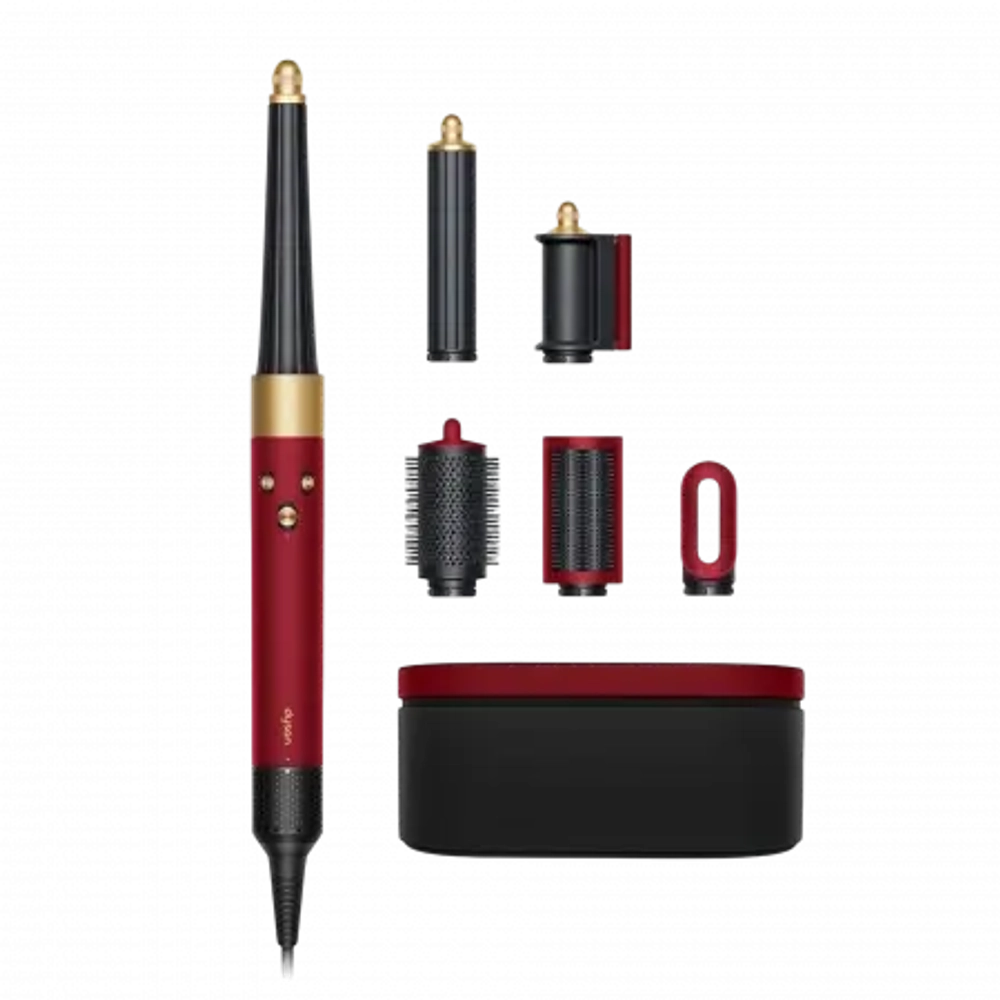 Стайлер Dyson Airwrap ID HS08 Straight + Wavy, Red Velvet/Gold