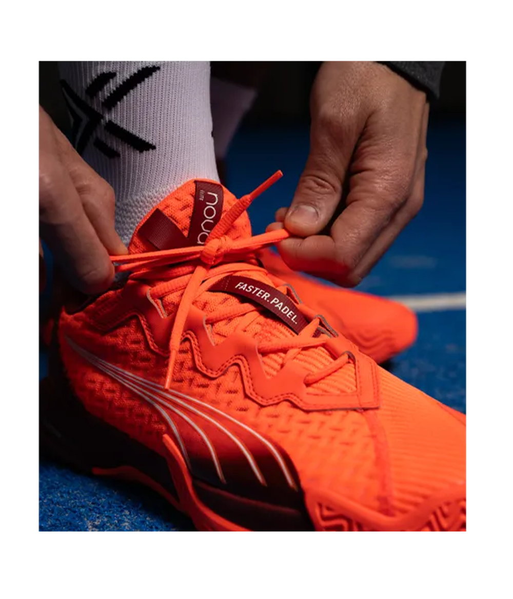 Puma Nova Elite Красный-Темно-малиновый-Белые Кроссовки 2025