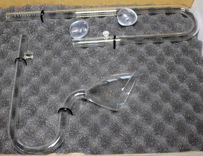 Вход и выход для внешнего фильтра из стекла 12мм (Lily Pipe)