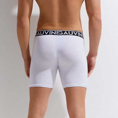 Мужские трусы-боксеры Cotton Classic Boxer Brief (Размер: XXL) (Цвет: белый)