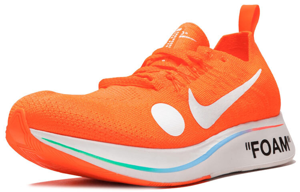 Кроссовки Off-White X Nike Zoom Fly 1 Mercurial Total Orange