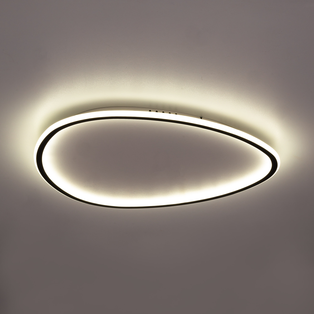 Citilux ТRIO CL215B261E LED RGB Люстра с пультом Чёрная