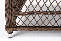 "Гранд Латте" диван трехместный из искусственного ротанга, цвет коричневый