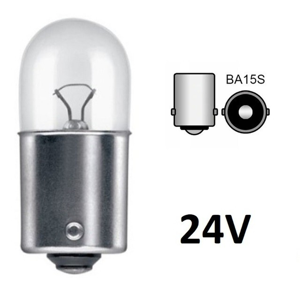 (MITSUMORO) Лампа 24V R10W MITSUMORO BA15S (1шт)