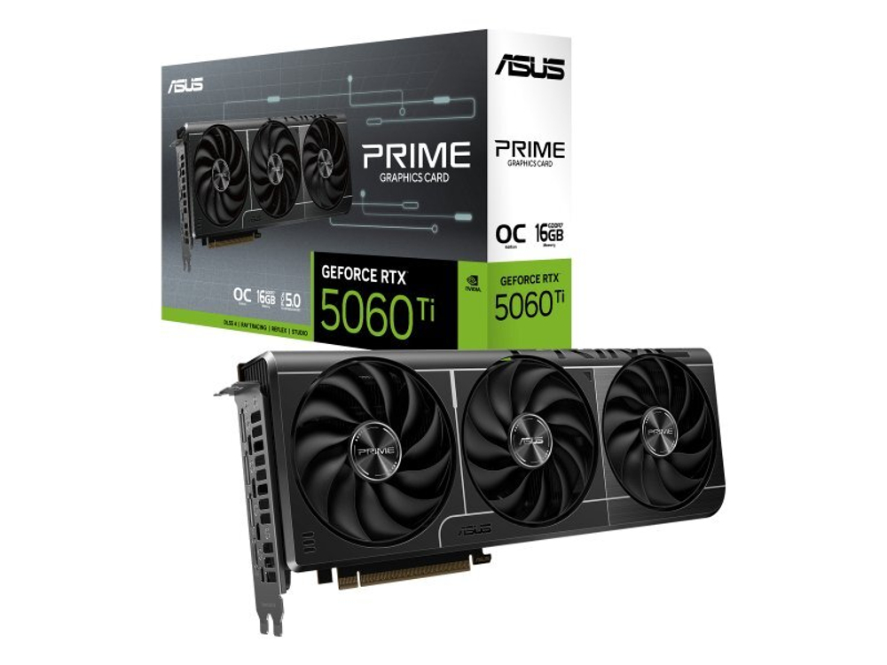 Видеокарта Asus Nvidia GeForce RTX 5060 Ti PRIME OC [90YV0MH2-M0NA00]